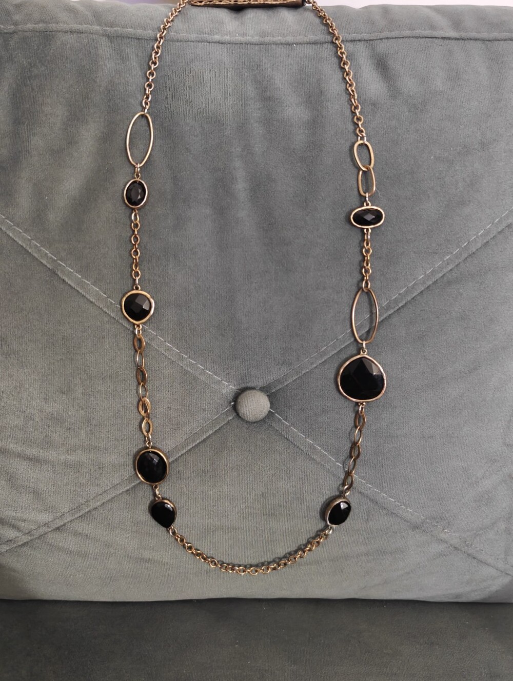 Chico's Long Station Statement Necklace